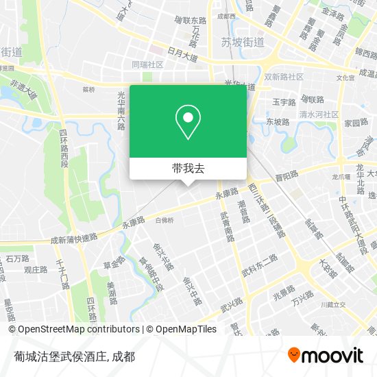 葡城沽堡武侯酒庄地图