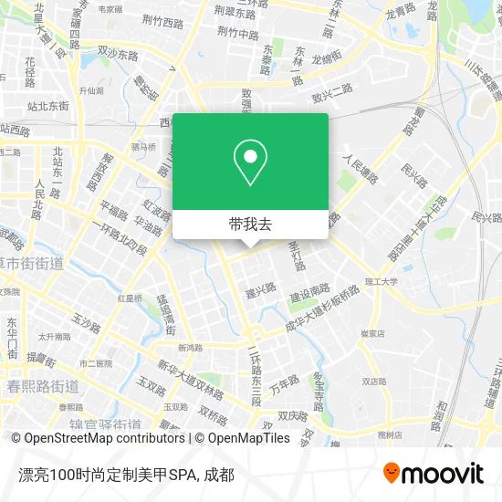 漂亮100时尚定制美甲SPA地图