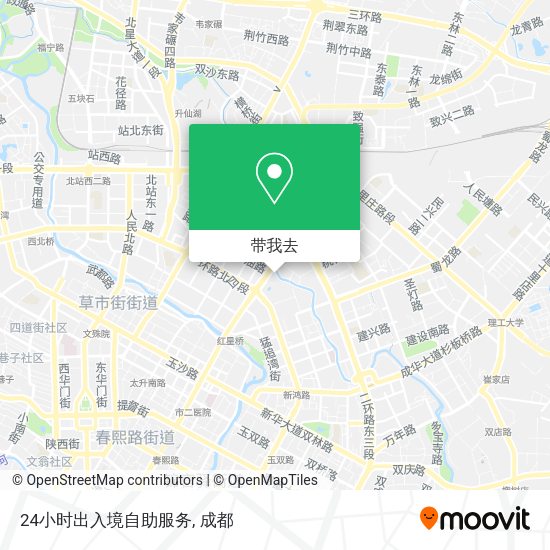 24小时出入境自助服务地图