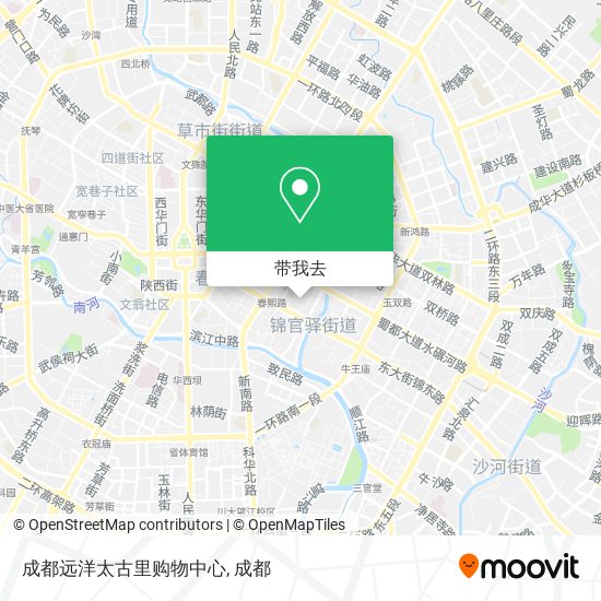 成都远洋太古里购物中心地图