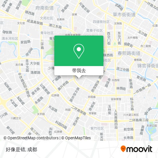 好像是错地图