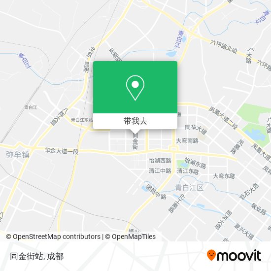 同金街站地图