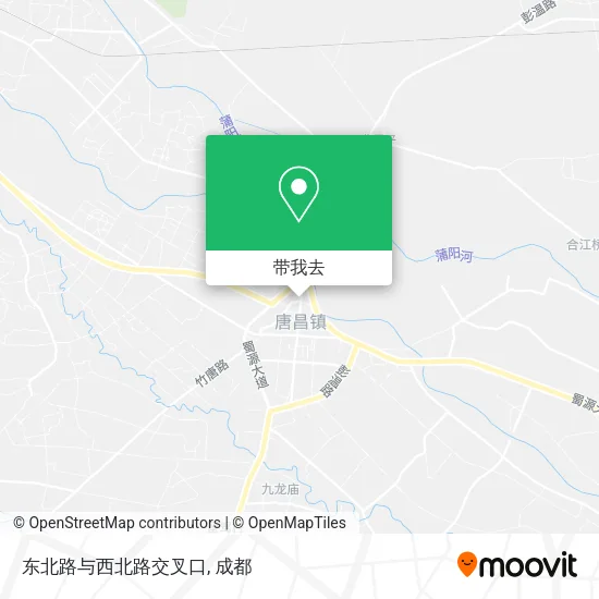 东北路与西北路交叉口地图