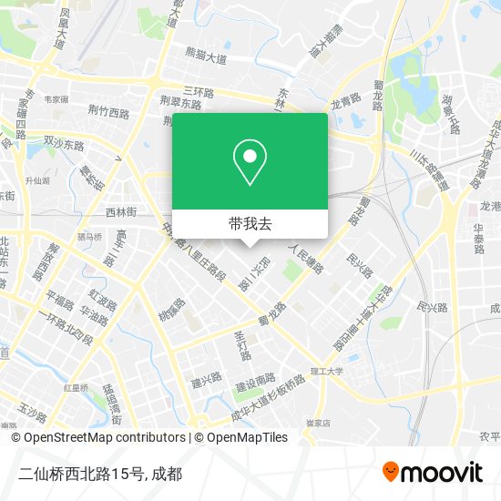 二仙桥西北路15号地图