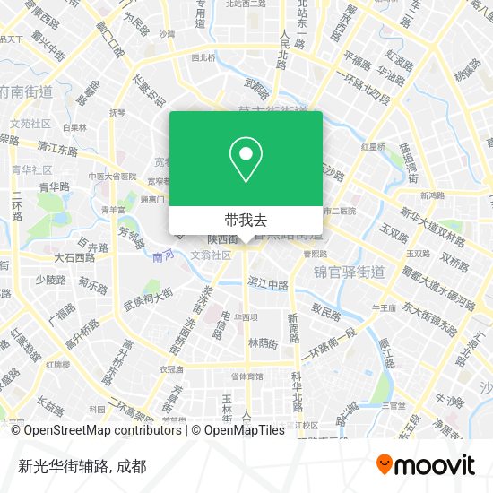 新光华街辅路地图