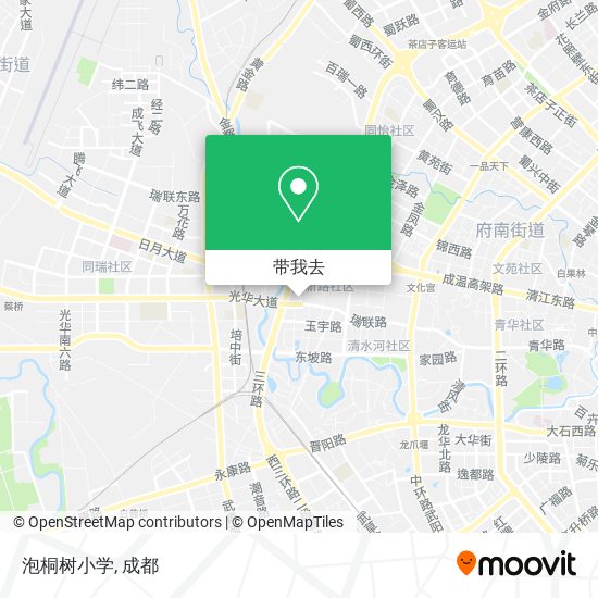 泡桐树小学地图