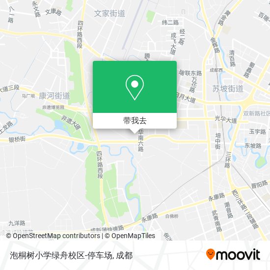 泡桐树小学绿舟校区-停车场地图