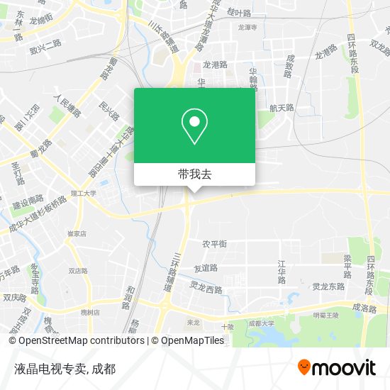 液晶电视专卖地图