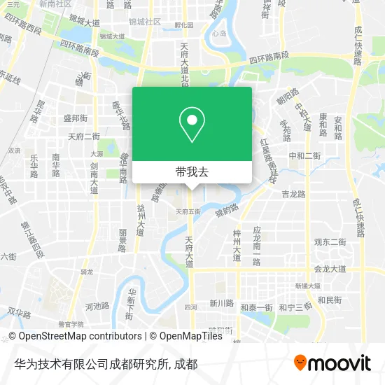 华为技术有限公司成都研究所地图