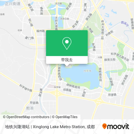 地铁兴隆湖站 | Xinglong Lake Metro Station地图