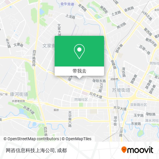 网咨信息科技上海公司地图