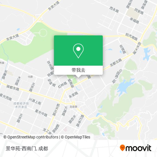 景华苑-西南门地图