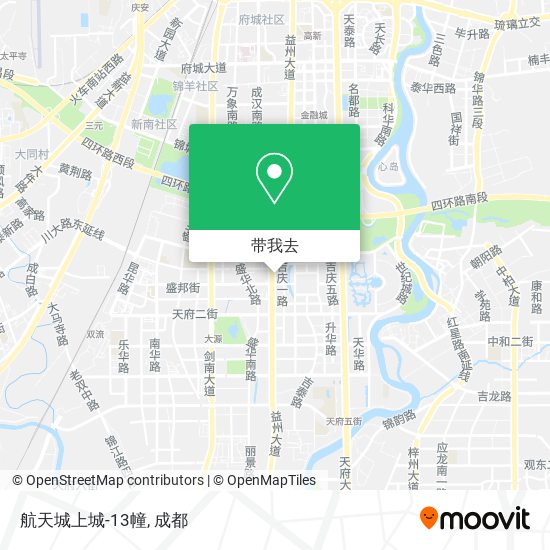 航天城上城-13幢地图