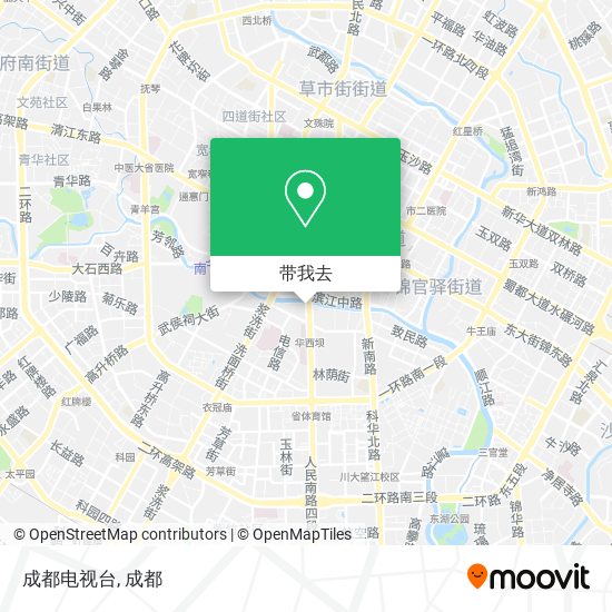 成都电视台地图