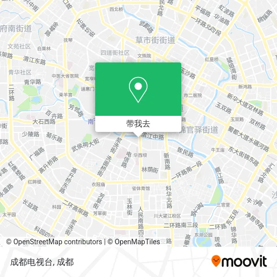 成都电视台地图