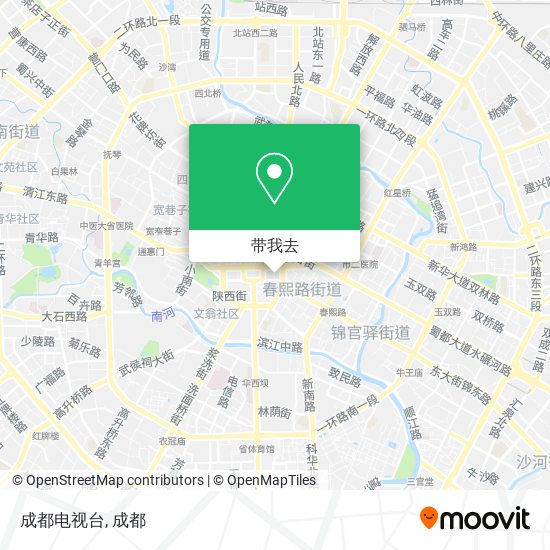 成都电视台地图