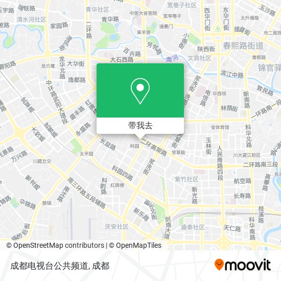 成都电视台公共频道地图