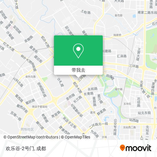 欢乐谷-2号门地图