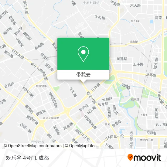 欢乐谷-4号门地图