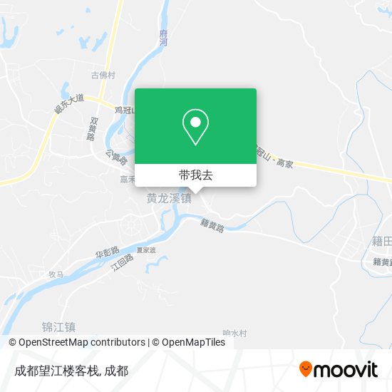 成都望江楼客栈地图