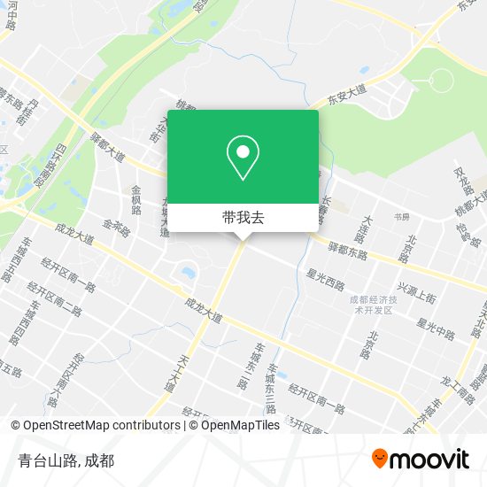 青台山路地图