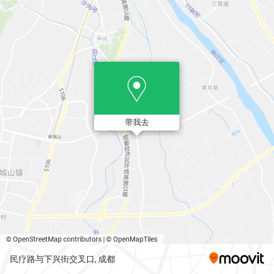 民疗路与下兴街交叉口地图