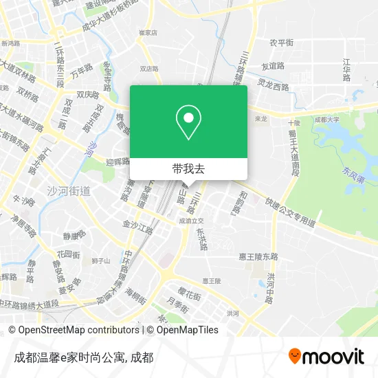 成都温馨e家时尚公寓地图