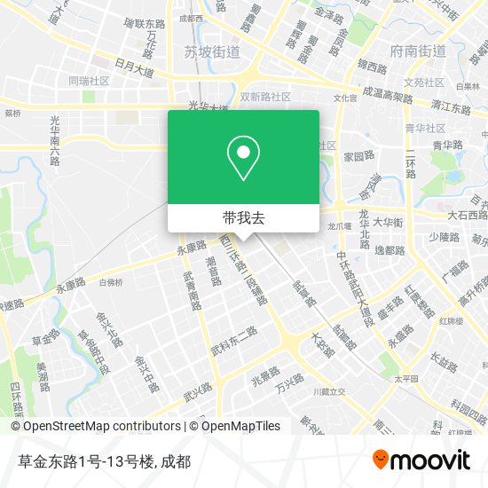 草金东路1号-13号楼地图