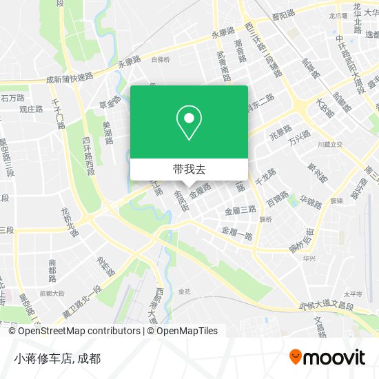 小蒋修车店地图