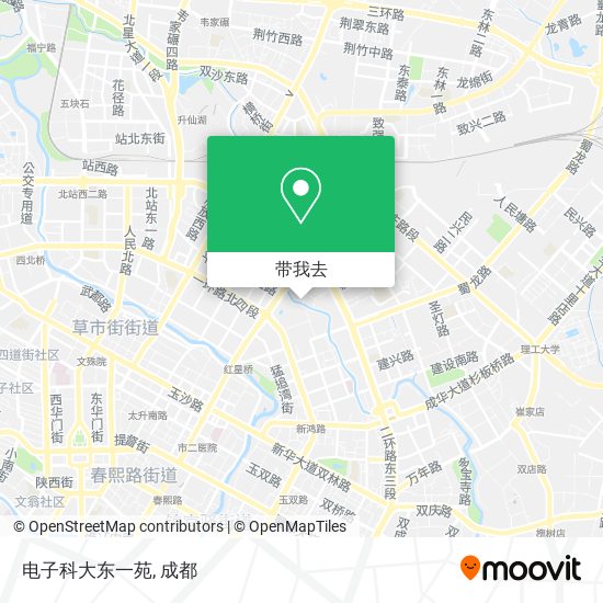 电子科大东一苑地图