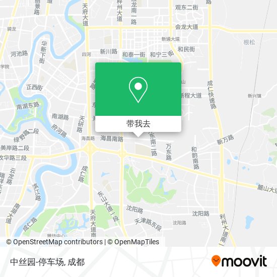 中丝园-停车场地图