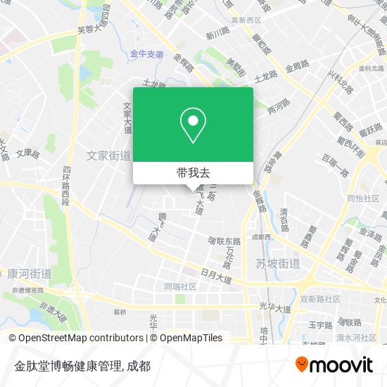金肽堂博畅健康管理地图