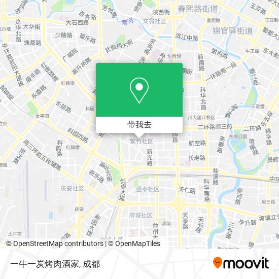 一牛一炭烤肉酒家地图