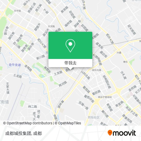 成都城投集团地图