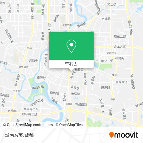 城南名著地图