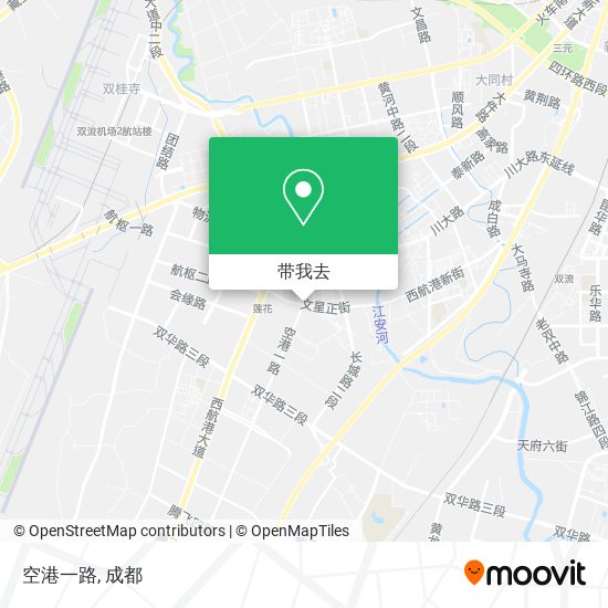 空港一路地图