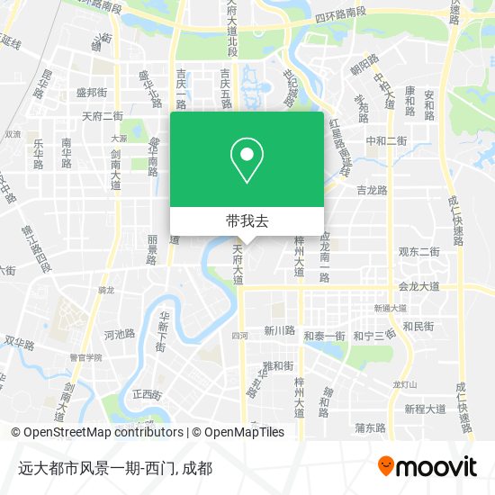 远大都市风景一期-西门地图