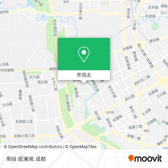 蜀镇·观澜湖地图
