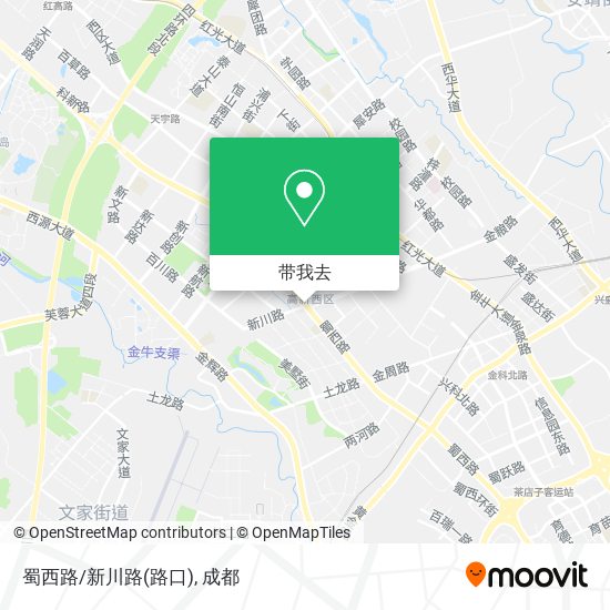 蜀西路/新川路(路口)地图