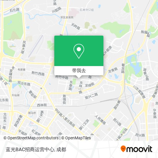 蓝光BAC招商运营中心地图