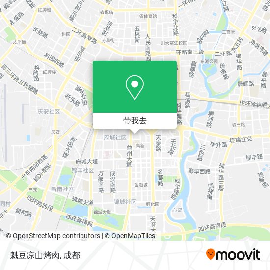 魁豆凉山烤肉地图