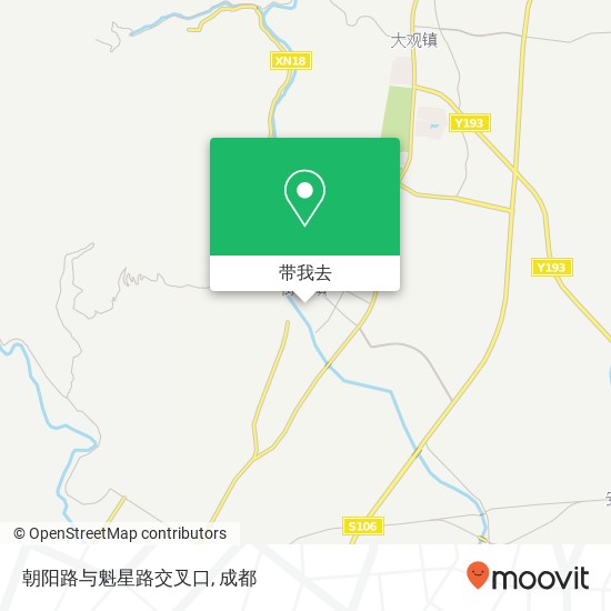 朝阳路与魁星路交叉口地图