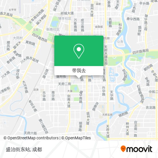 盛治街东站地图