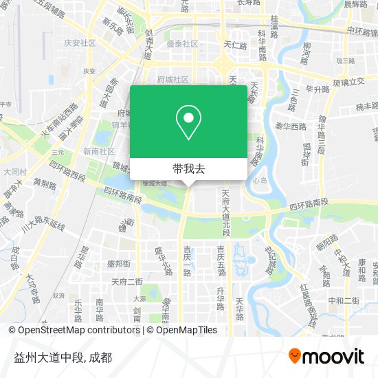 益州大道中段地图
