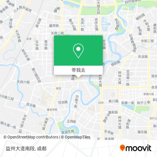 益州大道南段地图