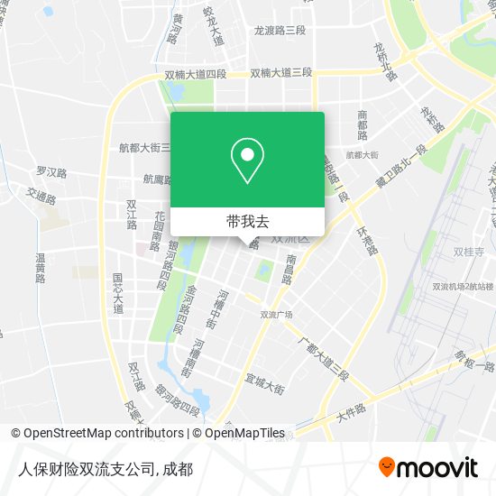 人保财险双流支公司地图