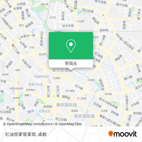 红油世家冒菜馆地图