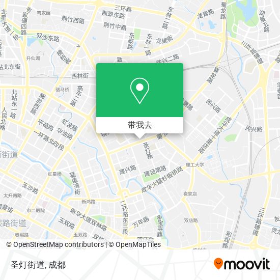 圣灯街道地图