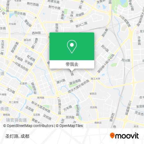 圣灯路地图