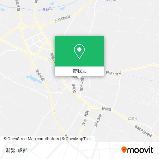 新繁地图